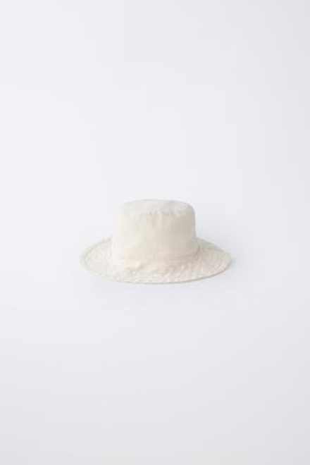 ZARA ПАНАМА ИЗ САРЖИ, СВЕТЛЫЙ ЭКРЮ