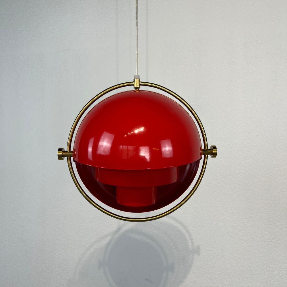 Подвесной светильник Louis Weisdorff Gubi Multi-lite Pendant Red