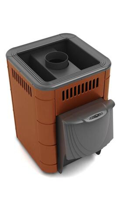 Печь банная Оса Carbon ДА КТК терракота