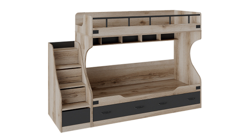 Кровать двухъярусная с приставной лестницей «Окланд»