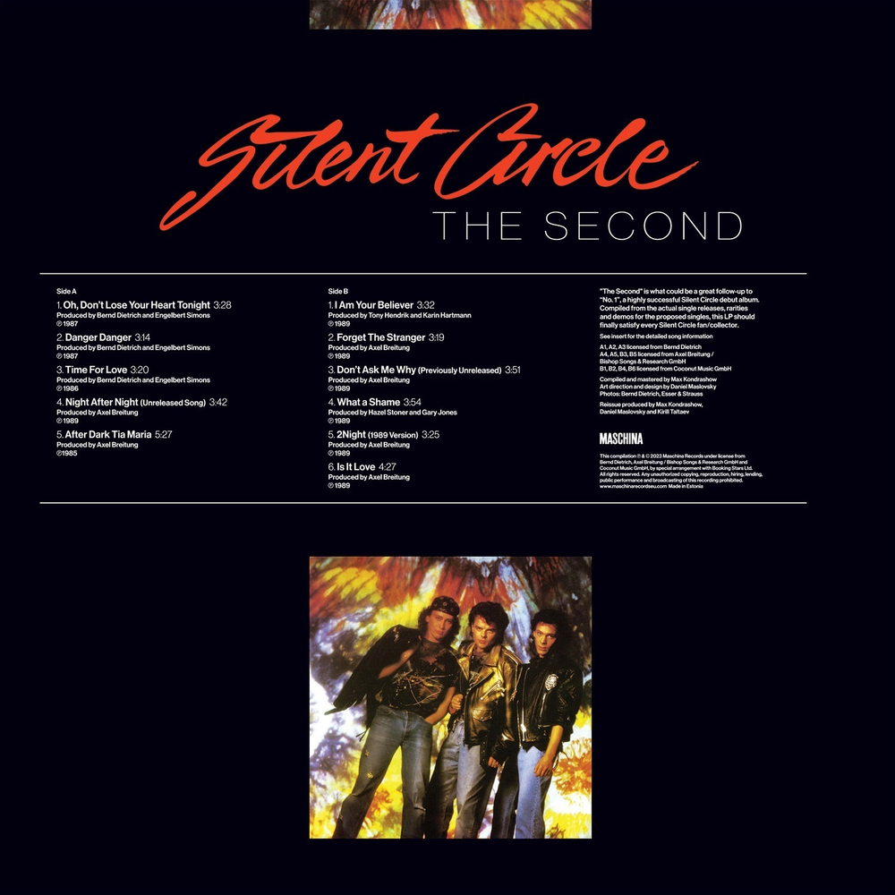 LP: Silent Circle — «The Second» (1989/2023) [Limited Ultraclear Vinyl]