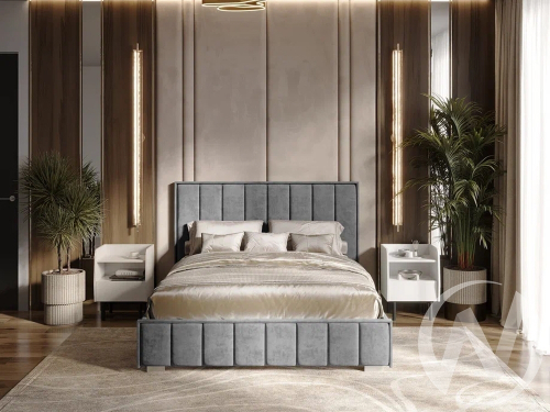 Кровать Мирабель 1.6 (хром)