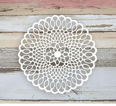 Трафарет для торта  "Изящная салфетка" 240мм