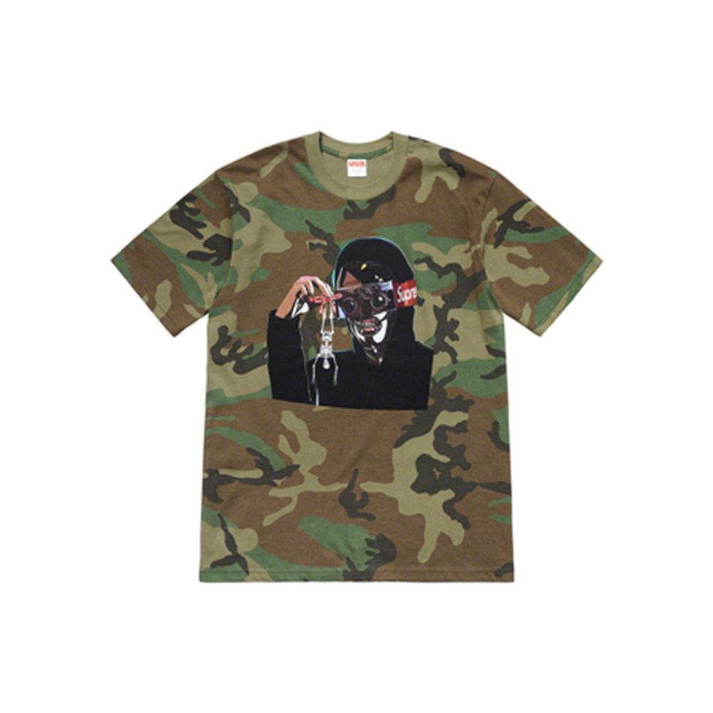 Supreme SS19 Creeper Tee Woodland Camo T