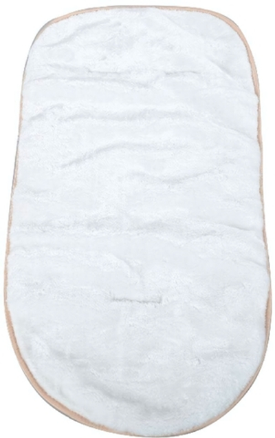 Матрасик в коляску мех белый в ассорт