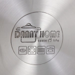 Набор посуды из нержавеющей стали ADELE 3 предмета (3 кастрюли 3,7л, 3,4л, 4,5л), DH10-6