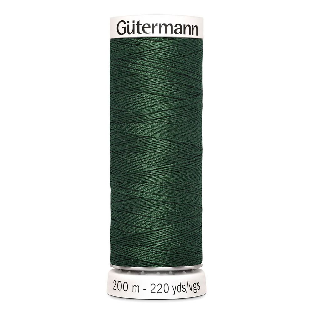 Нитки универсальные Gutermann Sew-all 100 (200 метров), 5 кат. | 555 т.серо-зеленый