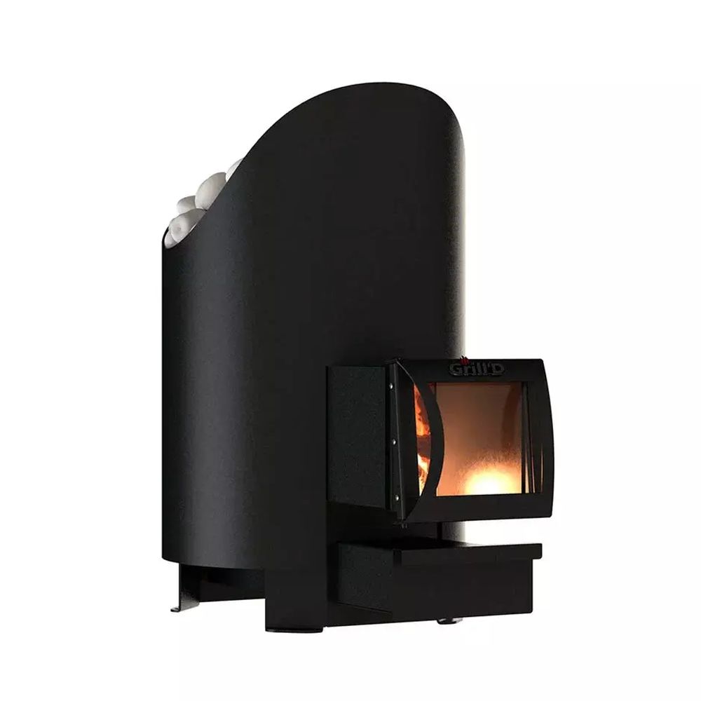 Дровяная банная печь Grill'D Aurora 180 Long (дверца со стеклом)