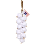 Муляж «Чеснок белый» связка 35см