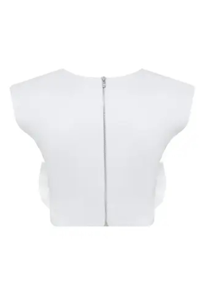 Костюм с юбкой с топом -бантом