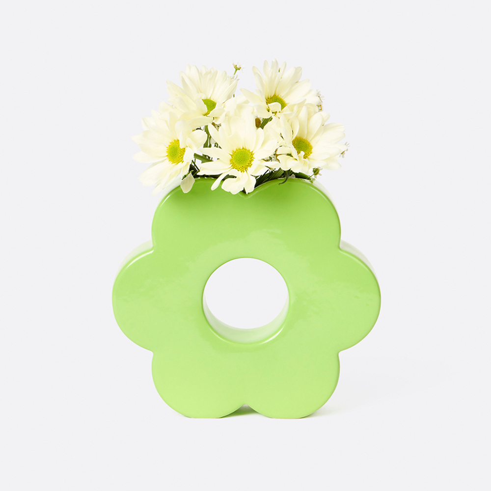 Ваза для цветов 20см Doiy Daisy зеленая