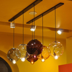 Pendant design lamp  Meltdown Single Bowl by Cappellini
