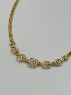 Колье с кристаллами Swarovski