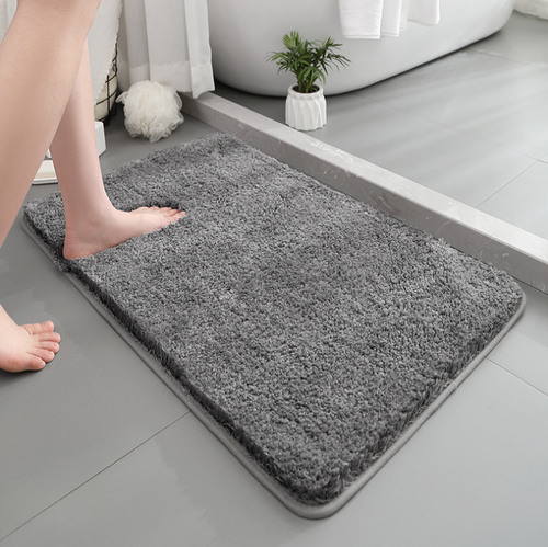 Коврик в ванную, 50х80 см, серый