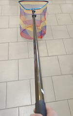 Подсак для ловли рыбы телескопический ручка 3м