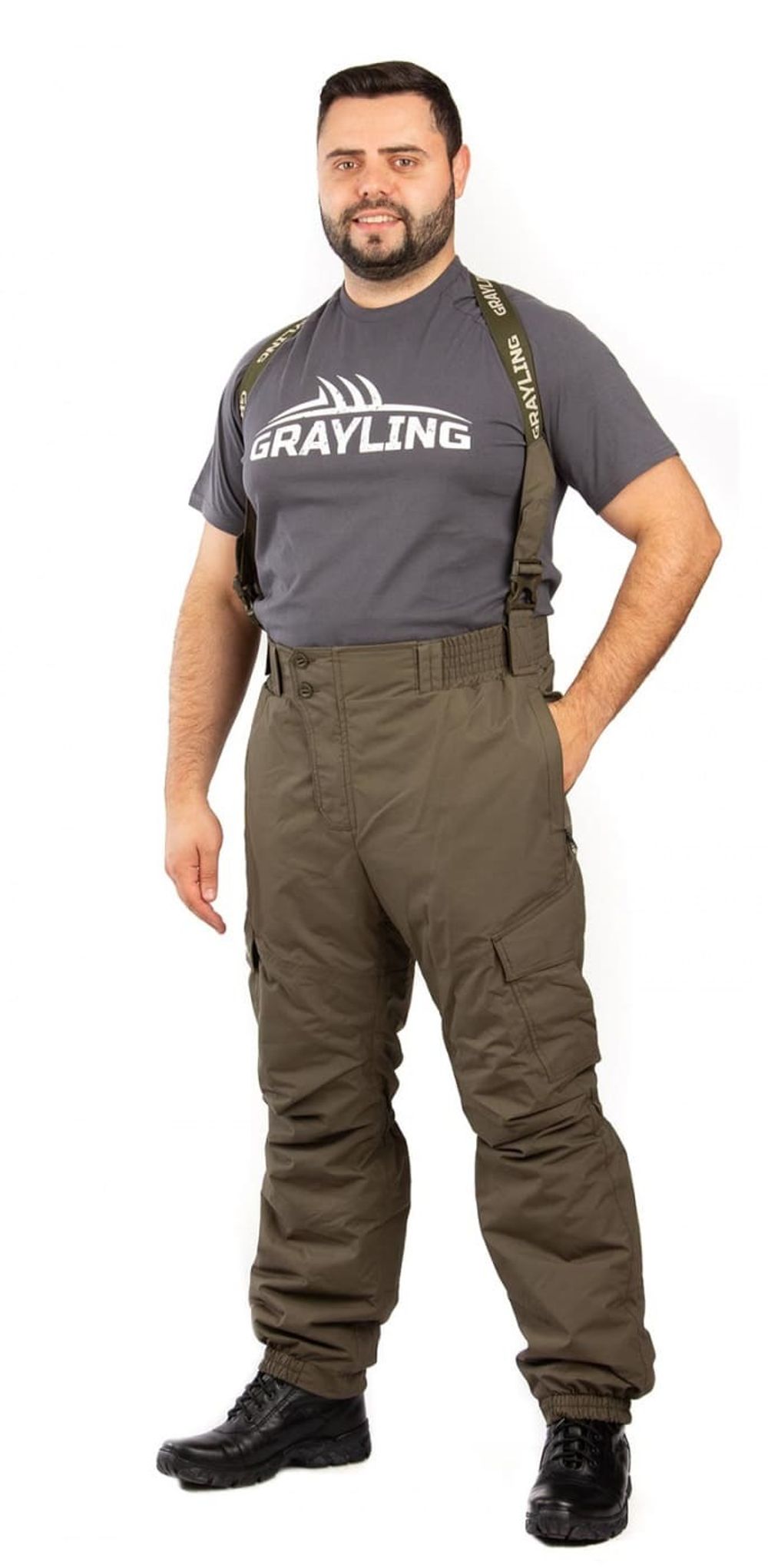 Костюм Скат Осень (-15) (нейлон, хаки) GRAYLING