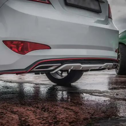 Юбка заднего бампера Zeus (2014-2016)