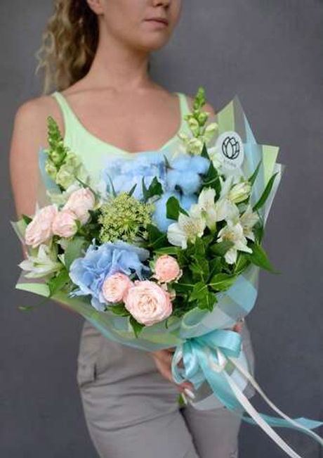 Букет "Магическая бирюза"