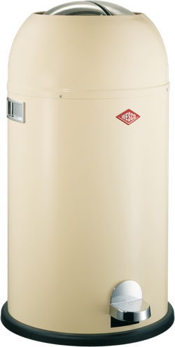Ведро для мусора 33л Wesco Kickmaster кремовое