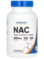 NAC веганский N-ацетил L-цистеин 600 мг 120 капсул