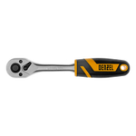 Ключ-трещотка 3/8", 90 зубьев, с быстрым сбросом, CrV Denzel
