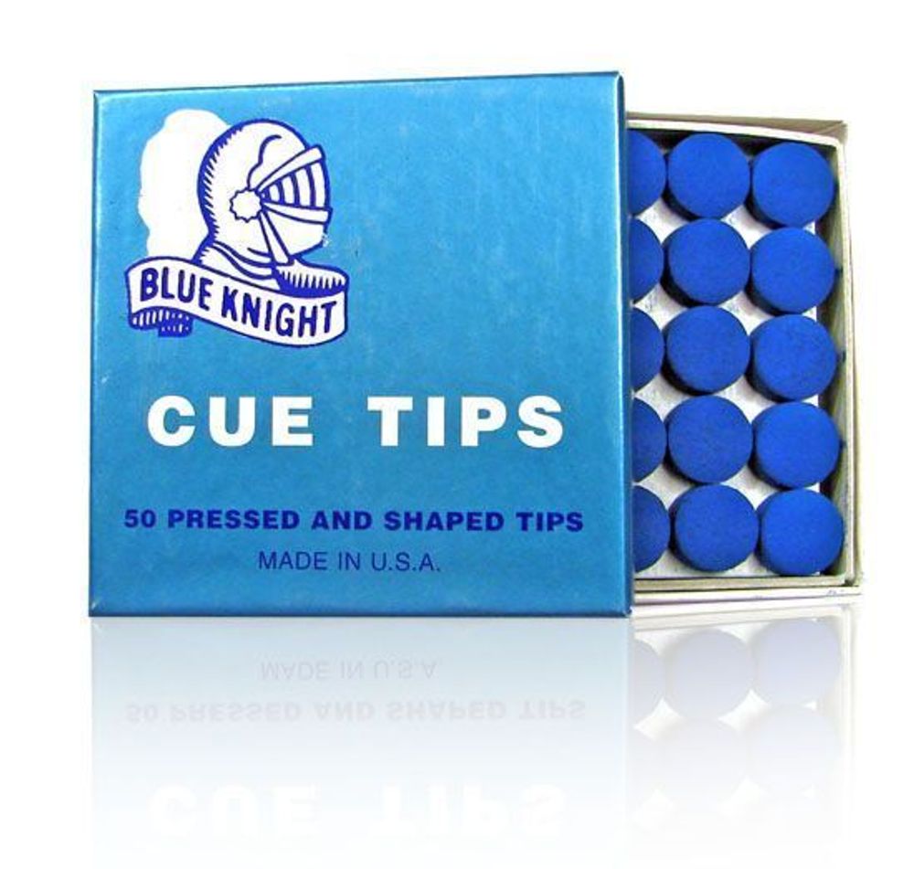 Коробка наклеек для кия &quot;Blue Knight&quot; 13 мм (50 шт)