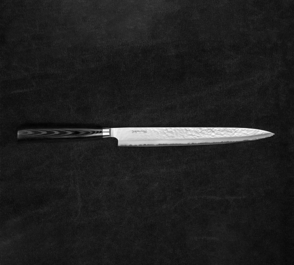 Tamahagane Нож для сашими Tsubame Black 27 см