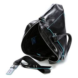 Сумка Piquadro Blue Square черная телячья кожа (CA3335B2/N) 4
