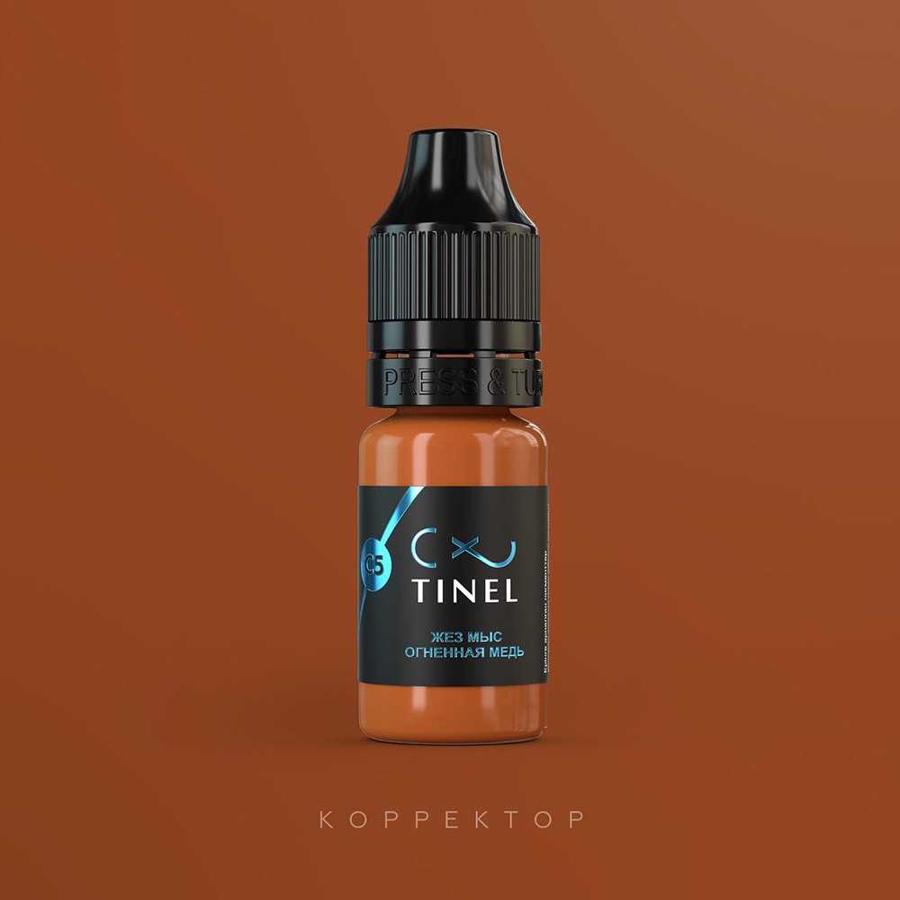 Купить пигмент для татуажа Tinel C5 Огненная медь