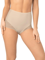 Высокие трусики из деликатного эластичного полотна (Размер: XL) (Цвет: молочный)