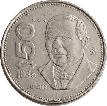 50 песо 1985 Мексика