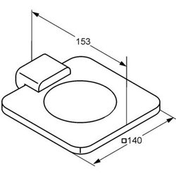 Мыльница подвесная Kludi E2 (4998505)