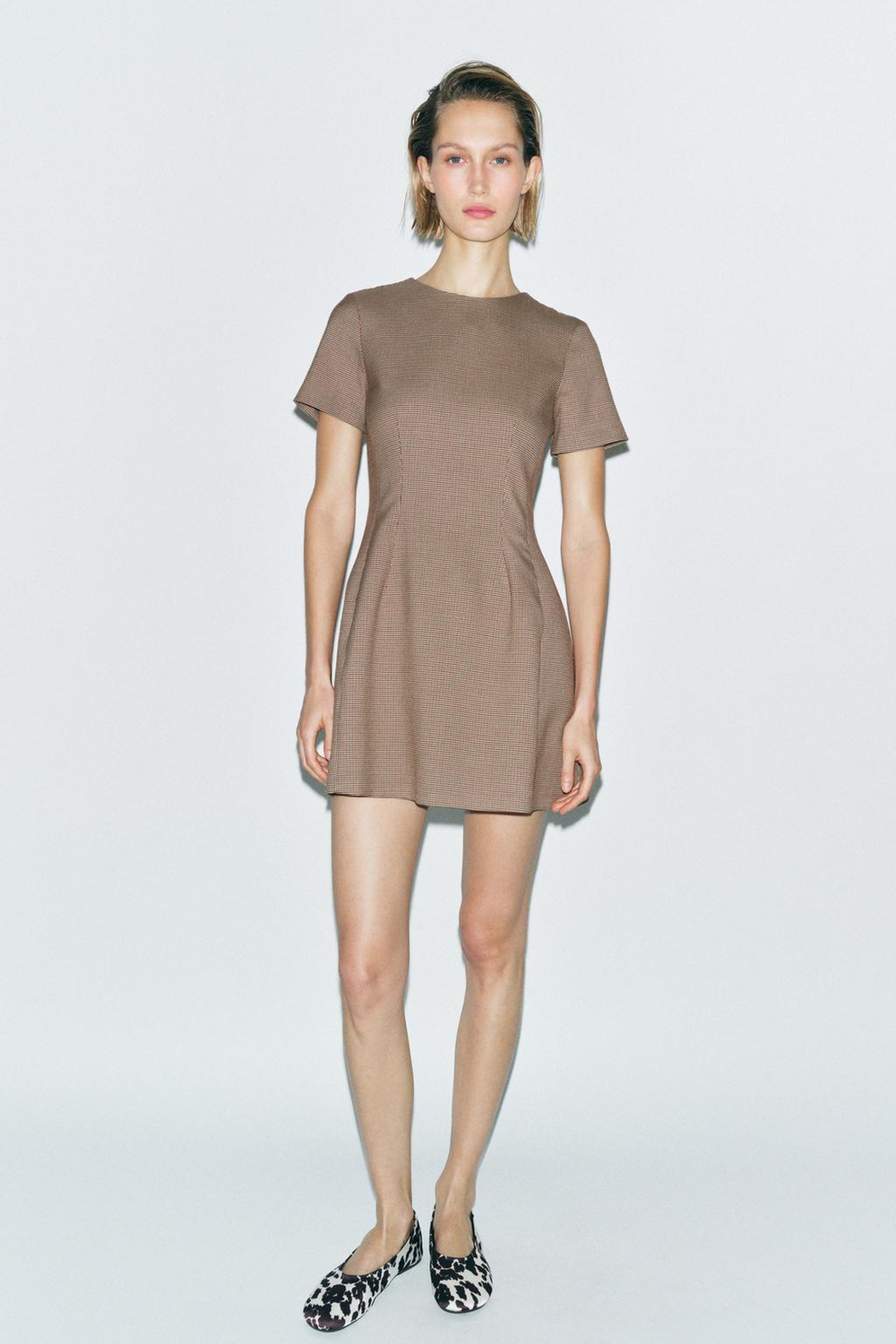 Платье из ткани в клетку — zw collection