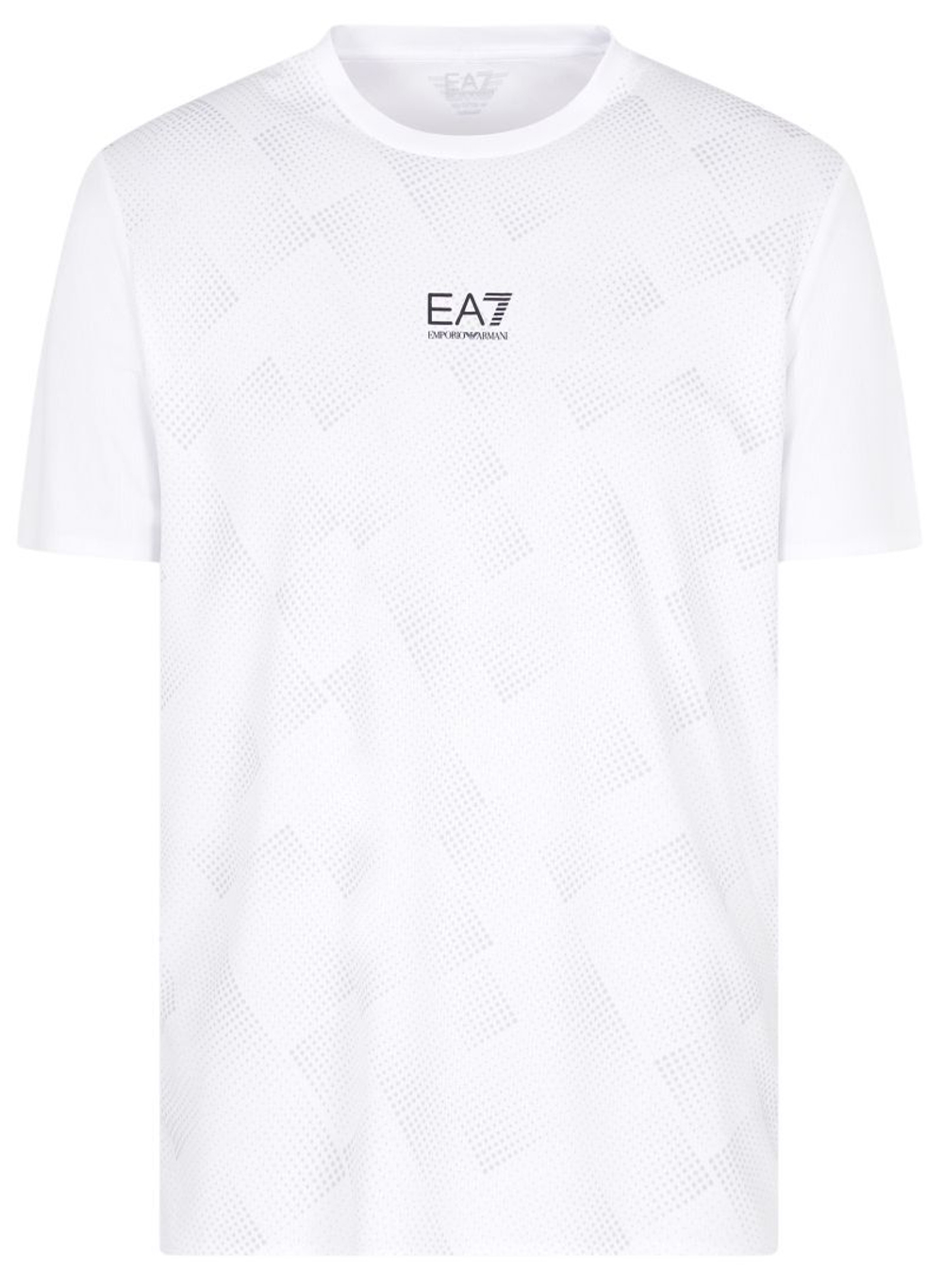 Теннисная футболка EA7 Man Jersey T-Shirt - fancy white