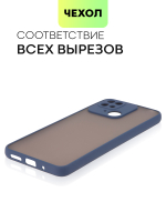Чехол BROSCORP для Xiaomi Redmi 10C оптом (арт. XM-R10C-ST-TPU-BLUE-GREEN)