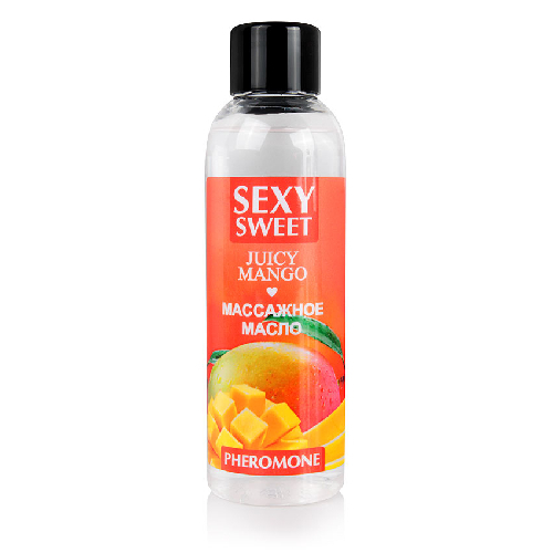 Массажное масло JUICY MANGO с феромонами 75 мл