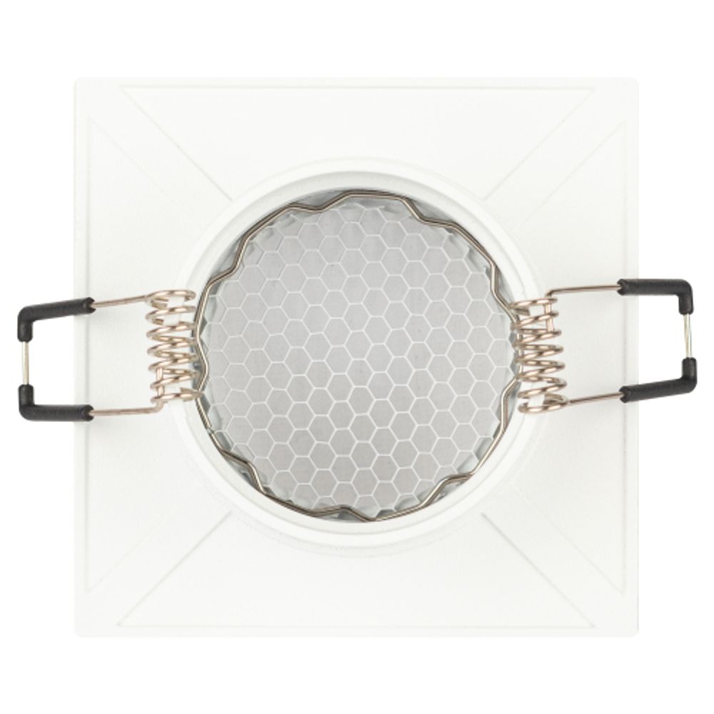 Светильник встраиваемый алюминиевый ЭРА KL110 WH под лампу MR16 GU5.3 белый матовый | Алюминиевые встраиваемые светильники