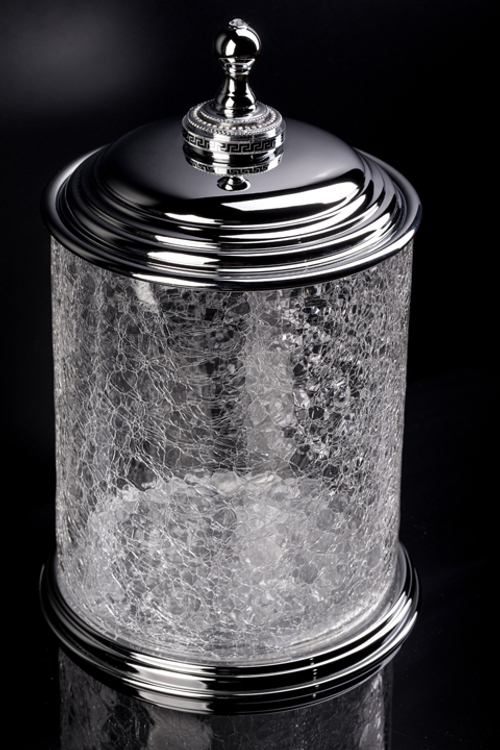 Boheme Ведро стекло ROYALE CRISTAL ХРОМ BLACK