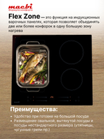 Индукционная варочная панель MACBI GK-IF607210EB 4 конфорки, черная