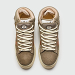 Кроссовки Adidas Campus Brown / White with Fur