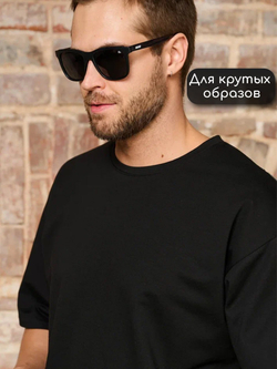 Очки Bad Boy солнцезащитные поляризованные черные с чехлом
