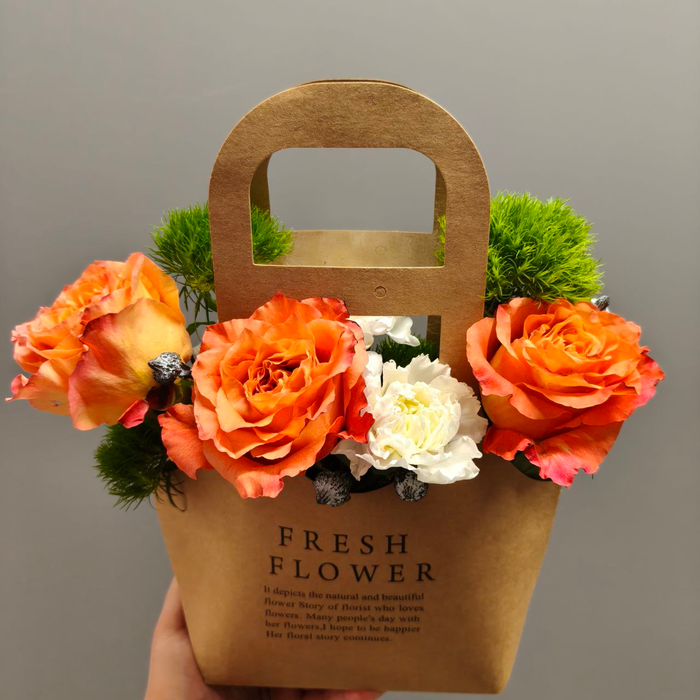 Композиция "Оранжевое солнце"