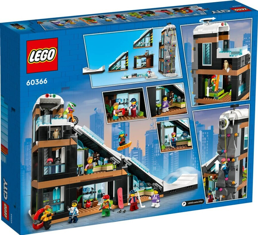 Конструктор LEGO City 60366 Горнолыжный и альпинистский центр