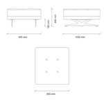 Пуф ENZA HOME BOLD EH71189