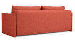 Диван Коя Лайт Strong Plus 11 208*94*80 см, Красный  Еврокнижка Фиеста