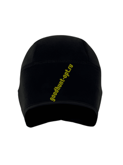 Тактическая военная флисовая шапка с ушами Черный