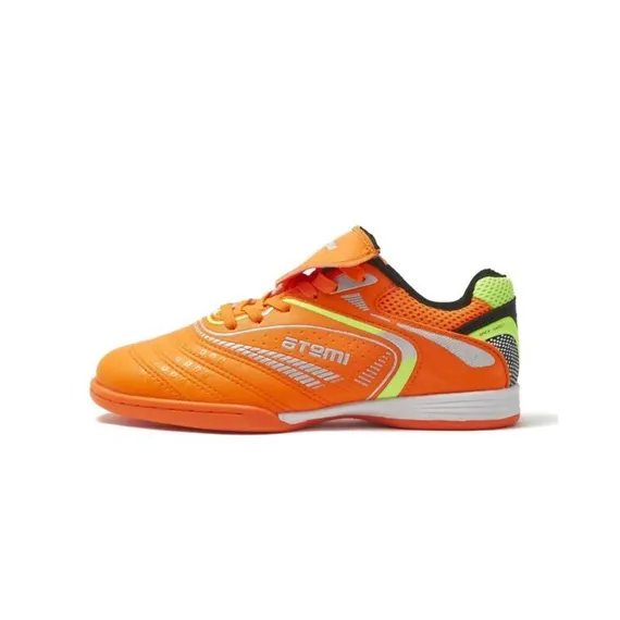 Бутсы футбольные Atemi SD300 INDOOR, синтетическая кожа, цвет оранжевый, размер 40