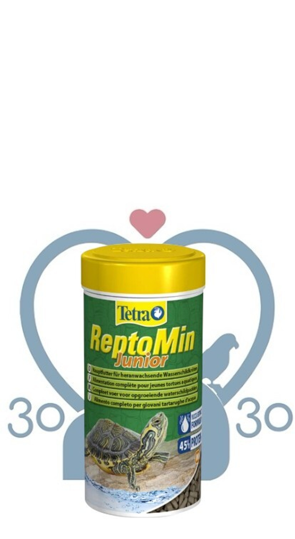 Сухой корм Tetra ReptoMin Junior для молодых водных черепах в виде палочек, 100мл