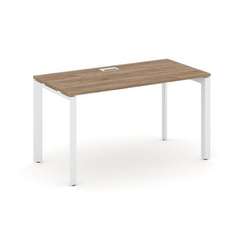 Style Project Стол письменный SN-59P.SP-005 Дуб Табак/Металл Белый/Белый Заглушка 1780*600*750