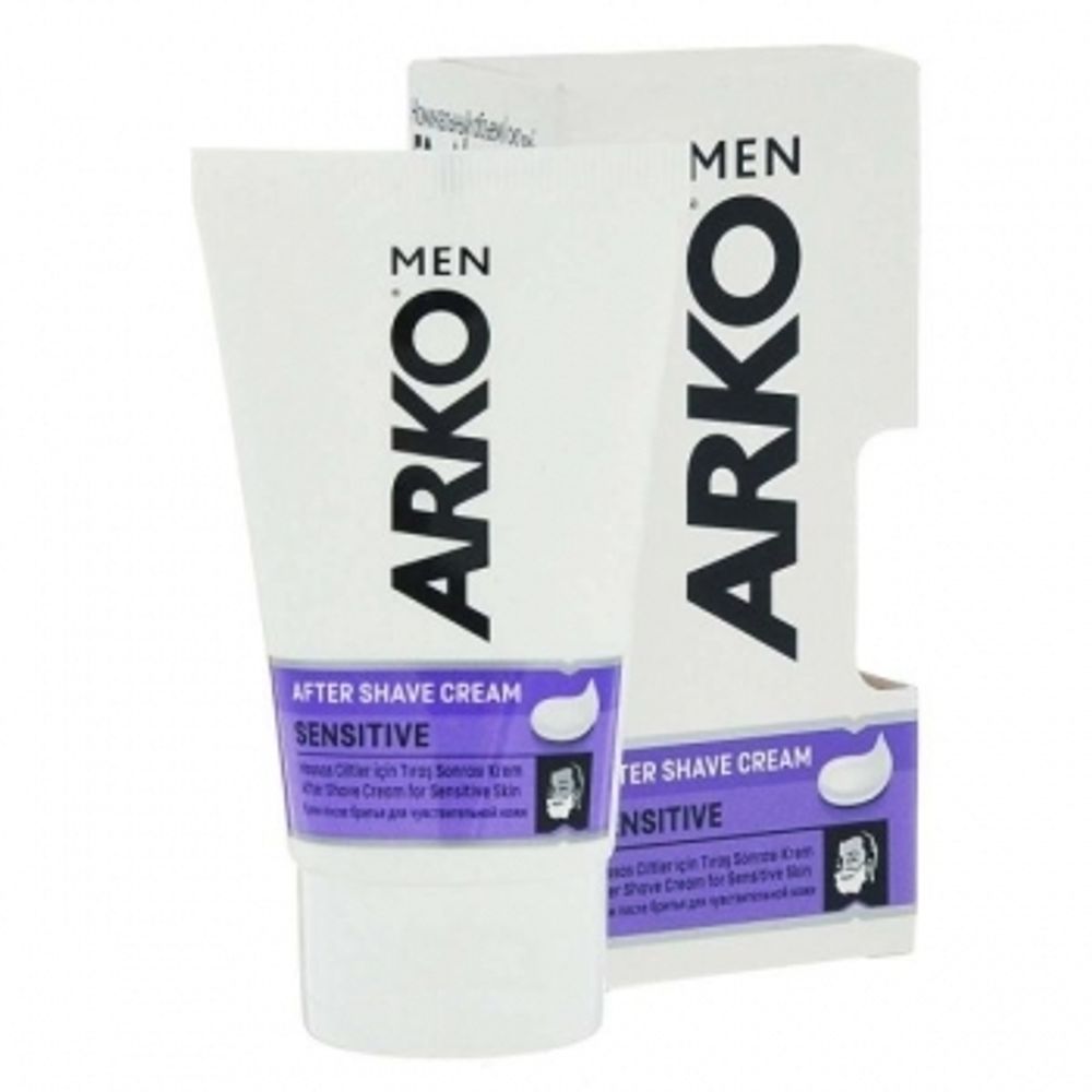 Arko Men Крем после бритья Sensitive, для чувствительной кожи, 50 гр